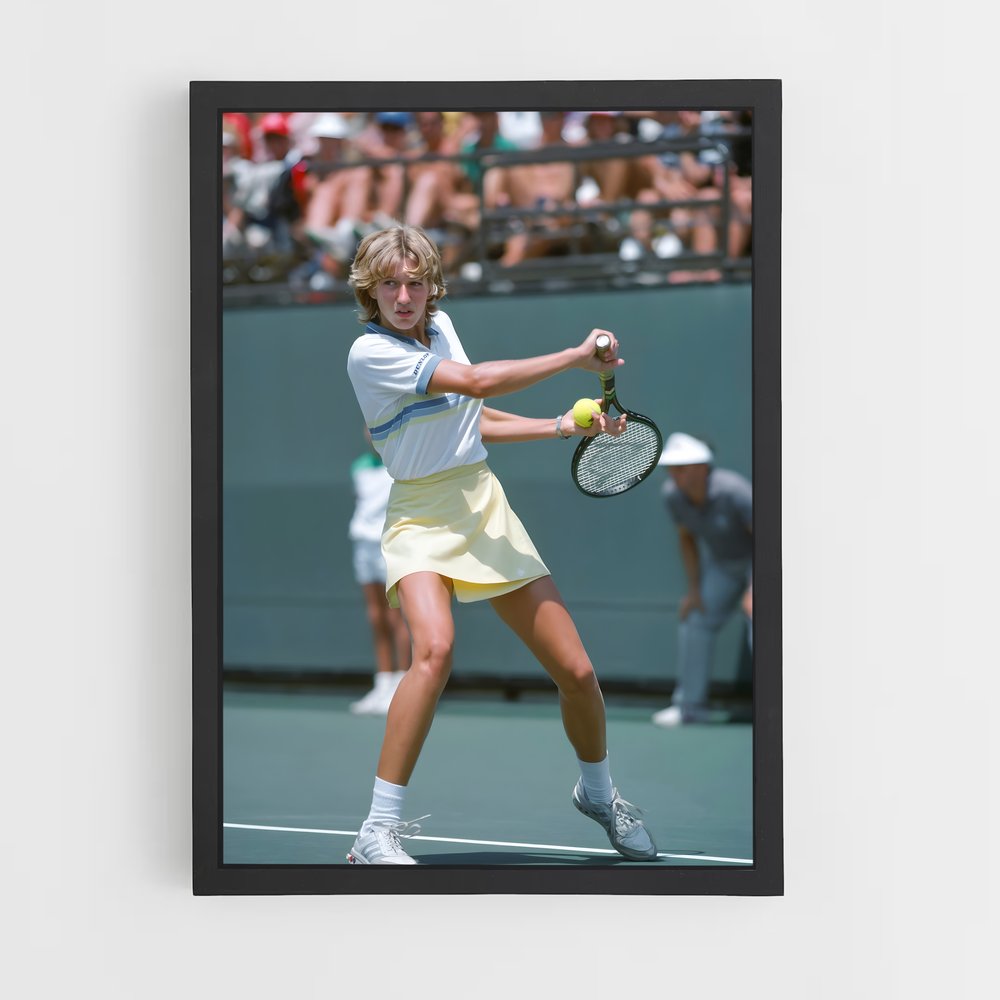 Poster Steffi graf – affiche Tennis (vue 2)